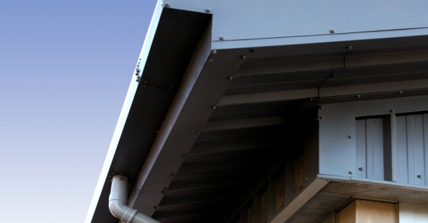 Image of a corner of a roof